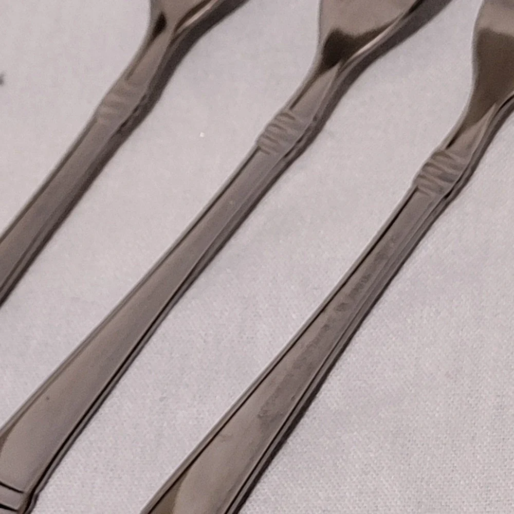 Cambridge Codie Stainless Steel Cocktail Forks Set of 3 Silverware 5 5/8